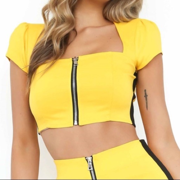 I.AM.GIA/TigerMist yellow top - Picture 5 of 5